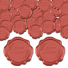 CRASPIRE 50Pcs Adhesive Wax Seal Stickers DIY-CP0010-16A-1