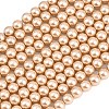 Eco-Friendly Dyed  Glass Pearl Round Beads Strands HY-A002-8mm-RB064-1