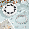 40Pcs 2 Styles Tibetan Style Alloy Beads FIND-ME0001-16-3