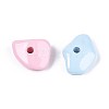Baking Paint Opaque Acrylic Beads OACR-N142-01-2