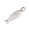 304 Stainless Steel Pendants STAS-K322-09P-2