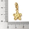 Flower 304 Stainless Steel Pendant Decorations STAS-G352-13G-3