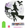 Halloween Theme DIY Diamond Painting Sticker Kits PW-WG51296-01-5