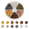 420Pcs 6 Colors Iron Spacer Beads IFIN-PH0002-23-1