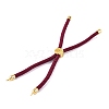 Nylon Cords Bracelet Makings Fit for Connector Charms AJEW-P116-01G-29-2