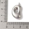 Non-Tarnish Ion Plating(IP) 304 Stainless Steel Pendants STAS-M017-08P-04-3