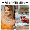 50Pcs 5 Styles UV Plating Opaque Acrylic Beads PACR-TA0001-31E-10