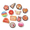 26Pcs 13 Styles Peace Themed PVC Plastic Beads PVC-CJ0001-02-8