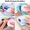 Gorgecraft 4Pcs 2 Colors Makeup Sponge MRMJ-GF0001-49-5