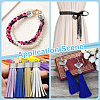 120Pcs 3 Styles Alloy Cord Ends FIND-WR0013-12-5