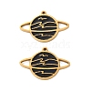 Ion Plating(IP) 304 Stainless Steel Enamel Pendants STAS-M102-51G-1