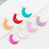 Stainless Steel Enamel Charms PW-WGDFB1D-02-1