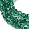 Transparent Electroplate Glass Beads Strands EGLA-A039-T4mm-A10-4