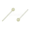 Plastic Tiny Ball Stud Earrings EJEW-N022-01D-3