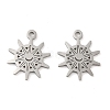 Non-Tarnish 304 Stainless Steel Charms STAS-J042-01P-1