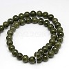 Natural Yellow Jade Beads Strands G-G598-8mm-YXS-26-2