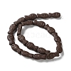 Fish Dyed Natural Lava Rock Beads Strands G-O126-01A-02-2