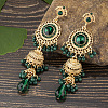 Alloy Acrylic Dangle Stud Earrings FS-WG31A95-05-1