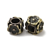 Tibetan Style Rack Plating Brass Beads KK-Q805-45AB-2