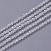 Cubic Zirconia Beads Strands G-F596-48I-3mm-1