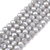 Electroplate Glass Beads Strands LS-EGLA-A044-P3mm-A19-1