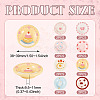 16Pcs 8 Colors Resin Dollhouse Dish AJEW-TA0003-40-4