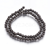 Electroplate Natural Lava Rock Beads Strands G-I200-17B-2