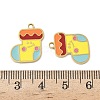 Christmas 304 Stainless Steel Enamel Pendants STAS-Z093-08T-G-3