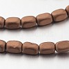 Electroplate Non-magnetic Synthetic Hematite Bead Strands G-F300-40B-F08-1