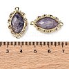 Natural Lepidolite Faceted Horse Eye Links G-B126-02G-14-3