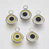 Handmade Lampwork Charms STAS-T041-01-08-1