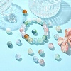 80Pcs 8 Colors Transparent Crackle Glass Beads GLAA-YW0003-50-6