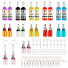 CHGCRAFT DIY 22 Pairs Drink Bottle Shape Earring Makings Kits DIY-CA0001-53S-1