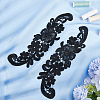 Sew on Flower Appliques PATC-WH0005-46A-4