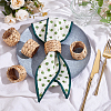 48Pcs Bamboo Knitting Napkin Rings AJEW-WA0001-64-5