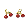 Brass Enamel Charms KK-B026-13G-2