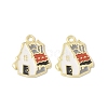 Alloy Enamel Pendants ENAM-G212-21G-05-2