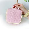 Heart Polyester Makeup Storage Bag PW-WG035B1-01-2