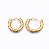 Ion Plating(IP) 304 Stainless Steel Hoop Earrings X-EJEW-F111-14mm-G-2