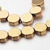 Electroplate Non-magnetic Synthetic Hematite Bead Strands G-F300-59-03-1