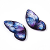 Epoxy Resin Butterfly Wings Cabochons CRES-N035-02C-2