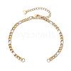 304 Stainless Steel Figaro Chain Bracelet Makings AJEW-JB01283-2