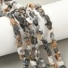 Raw Rough Natural African Black Opal Beads Strands G-M453-C05-1