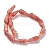 Synthetic Shell Carved Beads Strands SHEL-H007-03B-02-2