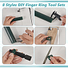 8 Styles DIY Finger Ring Tool Sets TOOL-UN0001-72-4