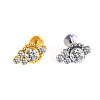 316L Surgical Stainless Steel & G23 Titanium Crystal Rhinestone Labrets for Women Men WG3A239-49-1