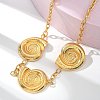 304 Stainless Steel Pendant Necklaces NJEW-Z061-05G-02-3