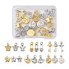 24 Pcs 12 Styles Cubic Zirconia Pendants KK-PJ0001-11-8