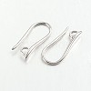 Brass Earring Hooks for Earring Designs X-KK-M142-02P-RS-1