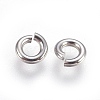 Tarnish Resistant 304 Stainless Steel Saw Cut Open Jump Rings X-STAS-P212-25P-12-3